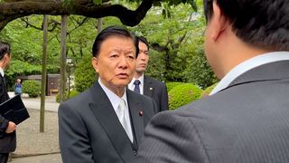 【動画】靖国例大祭、岸田首相が真榊奉納　新藤経済再生相は参拝