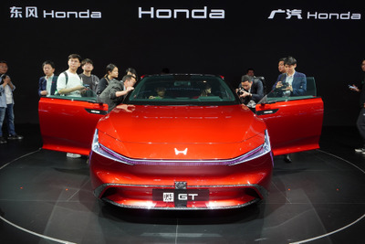 ホンダ『イエ GTコンセプト』が初公開、4ドアクーぺEVで中国トレンドに真っ向勝負…北京モーターショー2024
