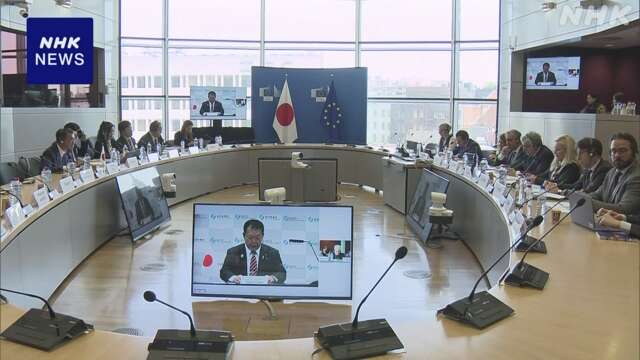 日本 EUと閣僚級会合 次世代通信規格の研究開発強化で共同声明