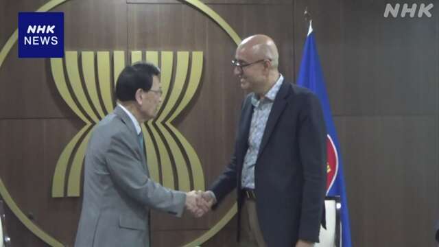自民 渡海政調会長 ASEAN幹部と会談 科学技術分野で協力強化