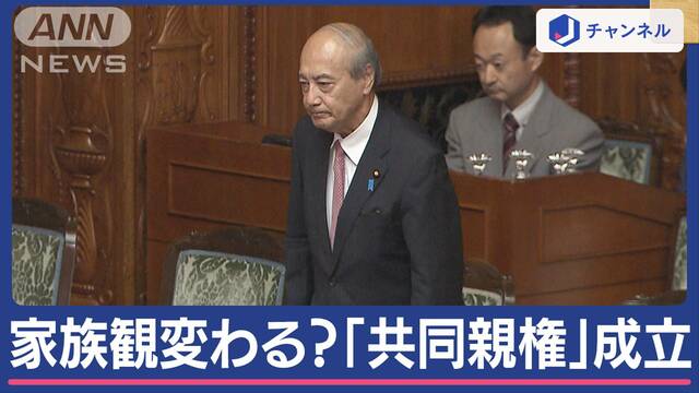 審議入りから約2カ月でスピード決着　離婚済みでも対象です　“離婚後の家族”法改正