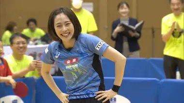 元卓球日本代表の石川佳純さんが卓球教室で指導！「私もあんな風になりたい」【新潟・新発田市】