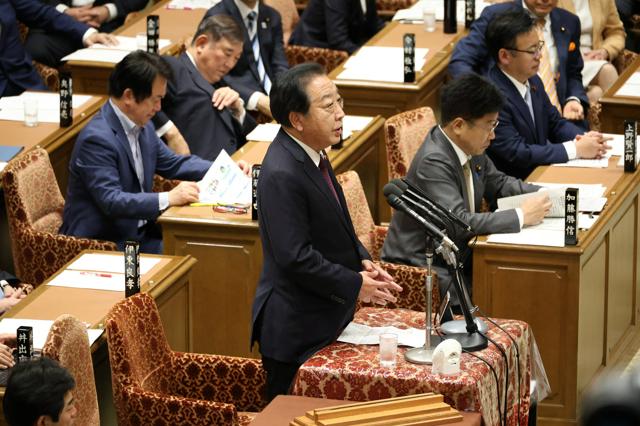 野田佳彦元首相「こんなの邪道だ。もう政権交代しかない」　規正法案