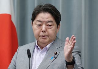 林官房長官、日朝接触「答え控える」