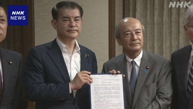 “再審に関する法改正を” 超党派の議員連盟が法相に要望書