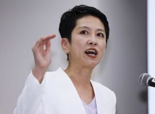 蓮舫氏、非正規待遇改善掲げる　公約発表、少子化対策に重点