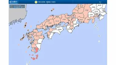 ７月２日にかけ警報級の大雨の恐れ 72時間予想降水量は島根で最大370ミリ鳥取で最大280ミリ