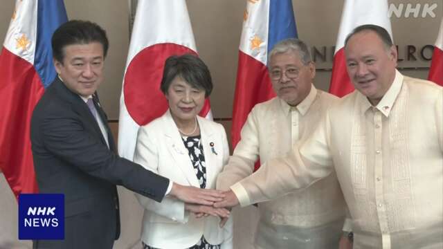 日本とフィリピン「2プラス2」実施 中国念頭に連携を確認