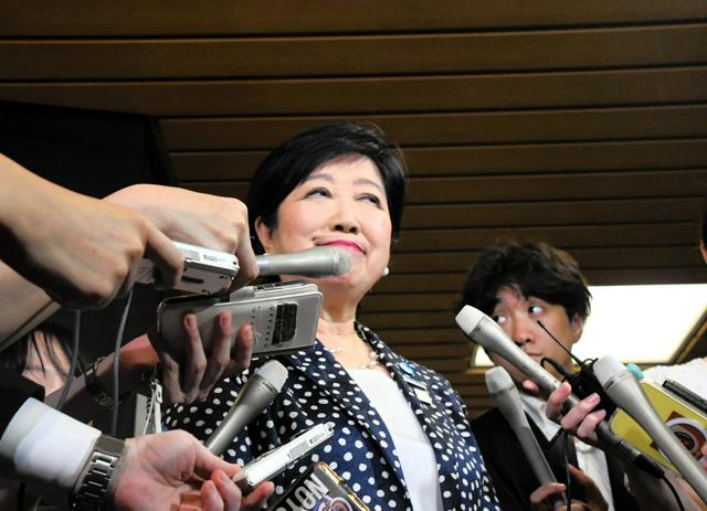 小池氏、首相に「公選法改正の議論を」　都知事選のポスター混乱巡り