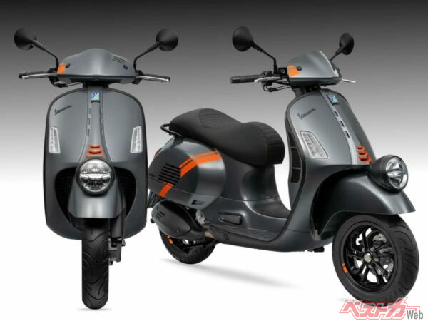 【新車】Vespa GTVに新色「トラボルジェンテグレー」が追加！ よりスポーティでモダンクラシックな外観へ