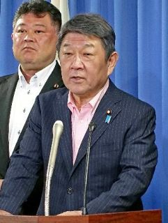 自民・茂木氏「総裁再選妨げず」　在職期間の発言巡り釈明