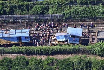 東海道新幹線の保守車両事故　「復旧作業は午後7時ごろまで」