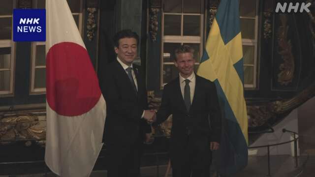 木原防衛相 スウェーデン国防相と会談 協力や交流推進で一致