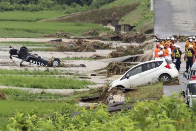 山形新幹線、27日も運転見合わせ　山形－新庄間　大雨影響