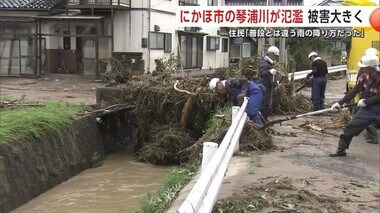 「普段とは違う雨の降り方だった」　にかほ市・琴浦川が氾濫…被害大きく肩落とす　秋田