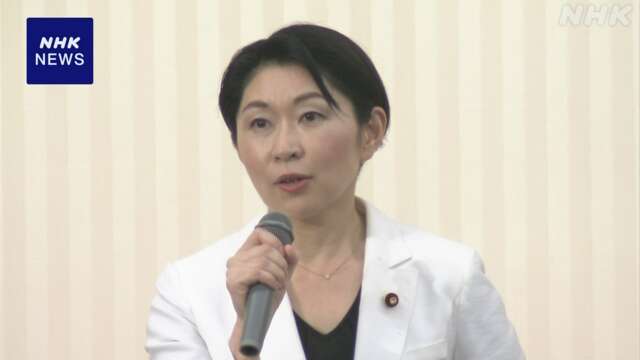 自民総裁選 小渕選対委員長“多様な候補者が論戦 党の再生を”