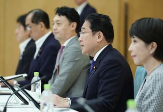 ＡＩ法規制で初会合＝岸田首相「世界リードする議論を」