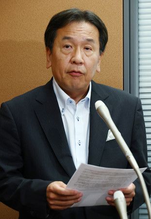 立民・枝野氏、代表選出馬へ＝「首相候補」に意欲