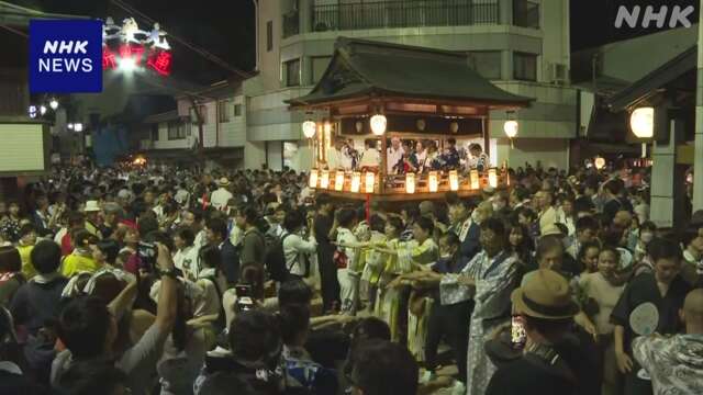 岐阜 郡上おどり 4日間にわたる「徹夜おどり」始まる