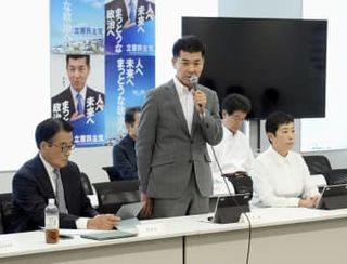 枝野前代表、21日に出馬表明　立民代表選、野党連携が焦点