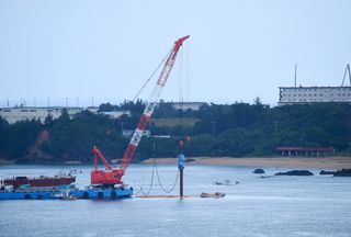 防衛省、大浦湾側で本格着工＝普天間移設、県は中止要求