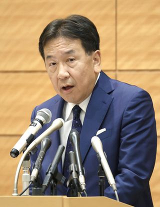 立民・枝野氏が出馬表明＝全国一律の野党連携を否定―代表選