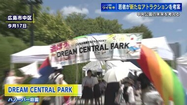 高校生が考える広島市中央公園の未来　魅力ある新たなアトラクションを提案