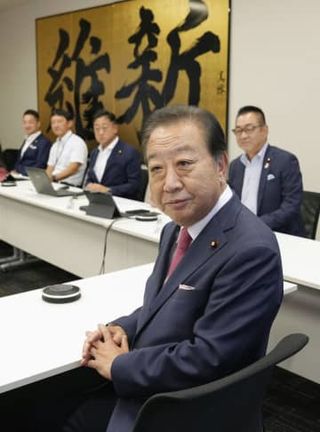 野田氏、維新勉強会に出席　枝野氏は国民との連携強調