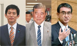 女性政策になぜか言及なし　小林鷹之、石破茂、河野太郎…3氏の自民総裁選出馬会見　これに対し稲田朋美氏は