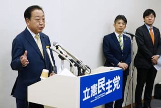 野田佳彦氏、政治改革の徹底訴え　規正法再改正「うみを出す」