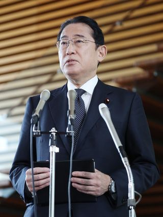 岸田首相、シャトル外交で訪韓＝尹大統領と午後会談