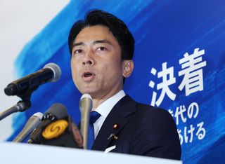 小泉氏、裏金「早期解散で信問う」＝自民総裁選に出馬表明