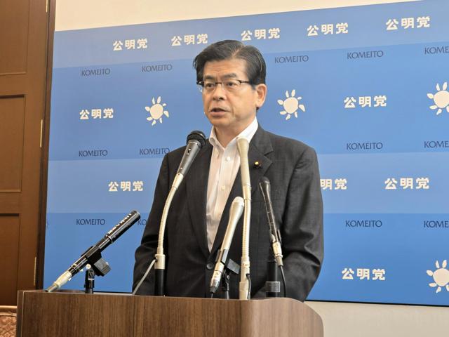 公明・石井幹事長、代表選出馬を「熟慮」　山口氏の後継として最有力