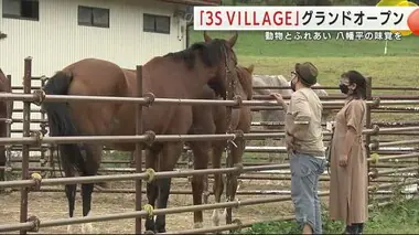 観光施設「３Ｓ　ＶＩＬＬＡＧＥ」グランドオープン　動物とふれあい八幡平の味覚を　岩手県