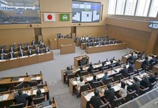 請願の自作自演で辞職勧告　維新系の千葉市議2人に