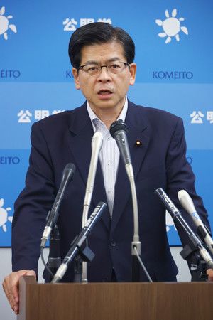 公明新代表に石井氏＝「政治改革の先頭に」