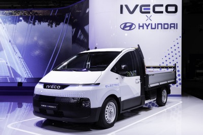 ヒョンデとIVECOの提携の最新成果、新型電動商用車『eMoovy』発表…IAAトランスポーテーション2024