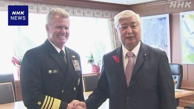 中谷防衛相 米インド太平洋軍司令官と初会談