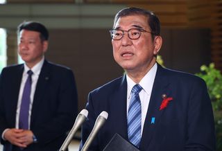 旧石破派、パーティー収入不記載＝首相「事務的ミス」と謝罪