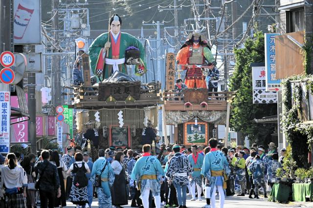 ユネスコ無形文化遺産「佐原の大祭」始まる　江戸情緒の街、彩る山車