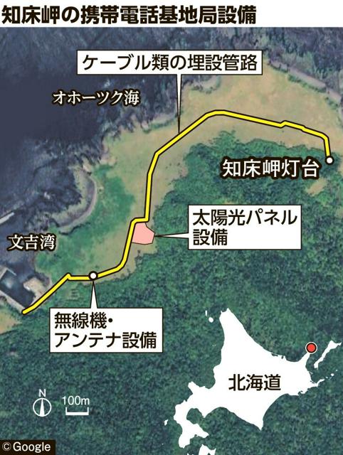 知床岬携帯基地局「凍結」　再開に高い壁　「会議透明性ない」指摘も