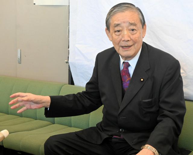 自民の奥野信亮氏が引退表明　80歳「他の人に仕事をつなぎたい」