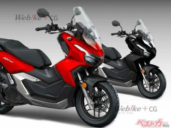 【速報】ビビッドなレッドが来る！？ 新ADV160はカラバリ一新、2万2000円アップで12/19発売か