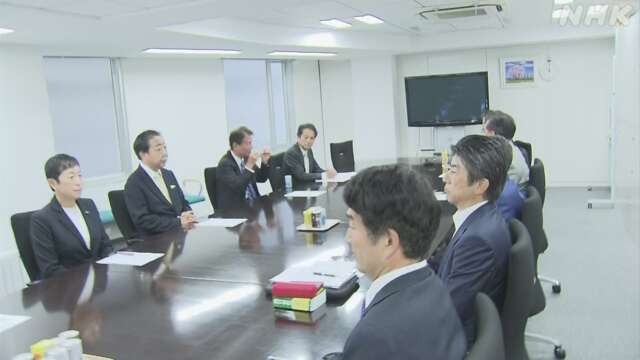 立民 役員会で野党連携など協議か 衆議院選挙の結果受け