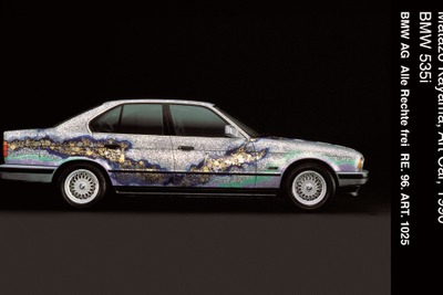 日本画家が90年代『535i』にアートを描く、麻布台「FREUDE by BMW」で期間限定公開へ