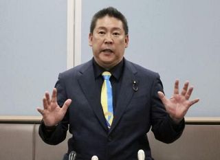 Ｎ党立花氏、立候補の意向　兵庫県南あわじ市長選