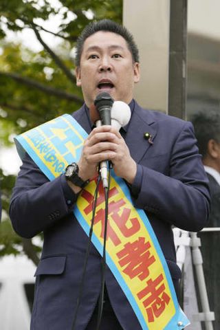 N党立花孝志氏が泉大津市長選に　大阪、12月出馬意向