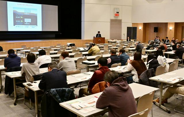 「誘導感じる」寿都でNUMOが「核のごみ」文献調査報告書の説明会